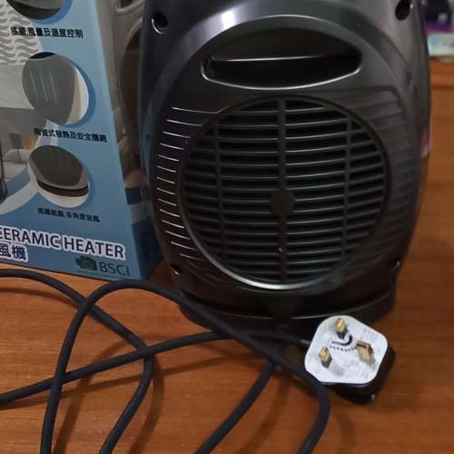 德國卓爾陶瓷式發熱暖風機96成新搖擺底盤,多角度送風