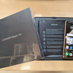 榮耀Honor Magic V5 16+512GB 金色 港行 99.9%new
