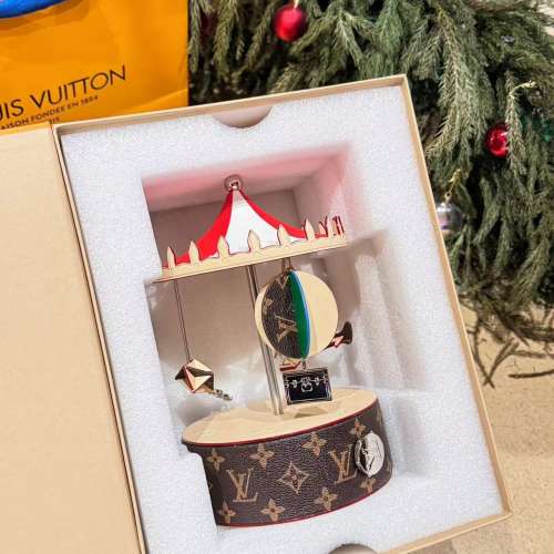 390 【聖誕禮物 鱻LV飛機旋轉音樂盒】