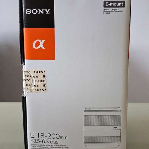 Sony SEL18200 E18-200mm