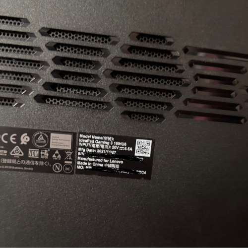 Lenovo gaming 3 15iahu6 I7 Rtx3050ti