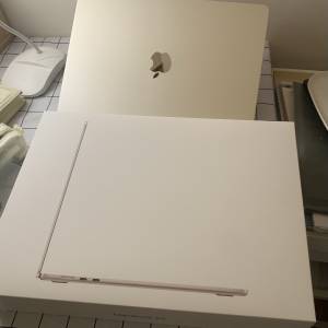 99%新 MacBook Air M4 15吋 16G+512GB 星光色starlight apple