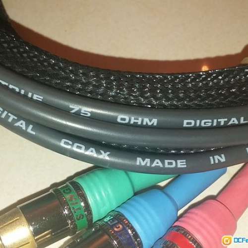 Component Video Cable 色差線 1.5M 線材 MADE IN USA