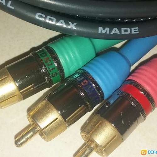Component Video Cable 色差線 1.5M 線材 MADE IN USA