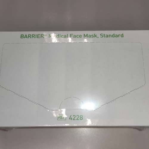 全新 未開 BARRIER MEDICAL FACE MASK 口罩 REF 4228 MADE IN JAPAN