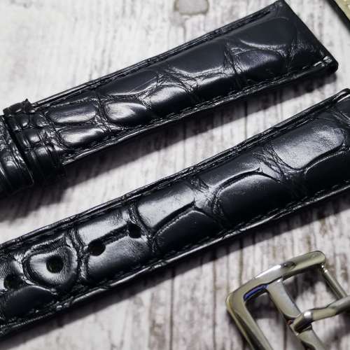 半價 19 20 22mm 真鱷魚錶帶 Rolex Panerai omega IWC Tudor Seiko Zenith