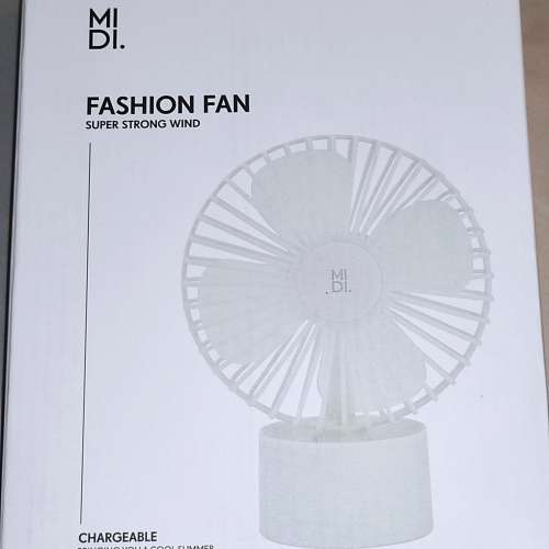 全新 MIDI FASHION FAN 便携式充電風扇