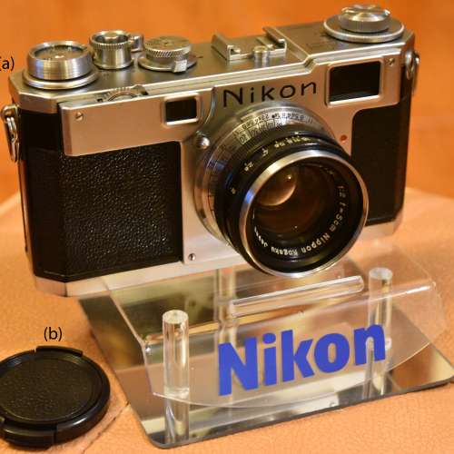 新淨Nikon S2菲林旁軸機及Nikkor 5cm(50mm)鏡頭