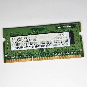 Laptop 手提電腦 SODIMM Ram DDR3-1333 1GB