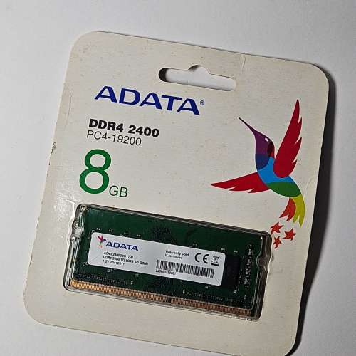 ADATA Laptop 手提電腦 Ram DDR4-2400 8GB