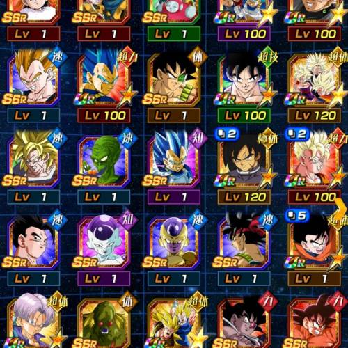 龍珠Dokkan Battle 日版帳