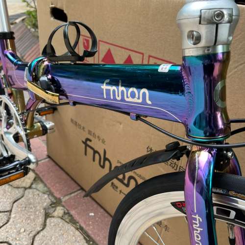 FNHON KAD2018 10速 碟剎 20吋 451 鋁合金 折叠車 送水架前後蛙燈叮叮