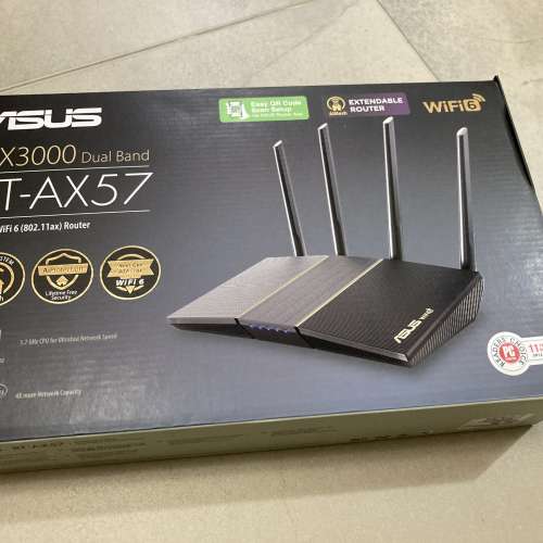 華碩路由器 ASUS RT-AX57 AX3000 router