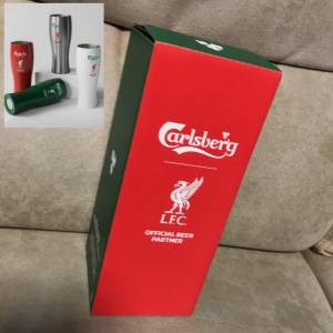 🍺 Carlsberg x Liverpool FC Stainless Steel Tumbler 460ml NEW 全新 嘉士伯 杯 🍺