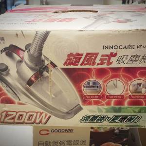插電強力吸塵機有盒配件齊（只使用數次）
