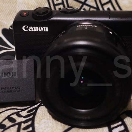 極新 Canon 黑色 EOS M100+ EF-M 15-45mm f/3.5-6.3 IS STM 鏡頭 專業無反相機 (合...
