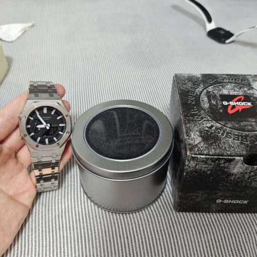 G-SHOCK GA2100 GM2100 三套風格改裝農家橡樹 (附原裝錶帶錶殼，盒，單)