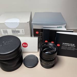 99%New Leica Summilux 50/1.4 ASPH 11891 全套齊 48編號極後期