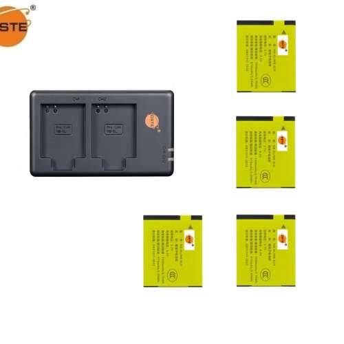 DSTE NB-6L / NB-6LH Lithium-Ion Battery With USB-A Charger For CANON Cameras