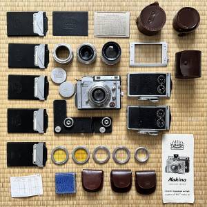 [extremely rare] Plaubel Makina IIIR full set 3 lenses, 6x6 6x9 Backs, etc