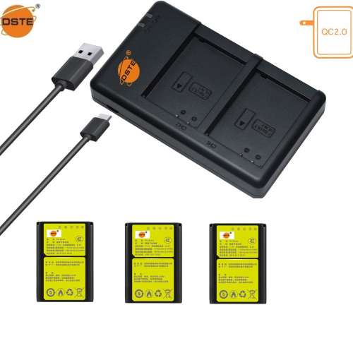 DSTE BLN-1 / BLN1 Fully Decoded Lithium-Ion Battery Pack With  USB-A Charger