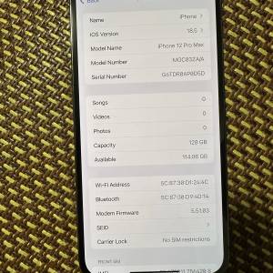 港版行貨12 Pro Max128G電池88%