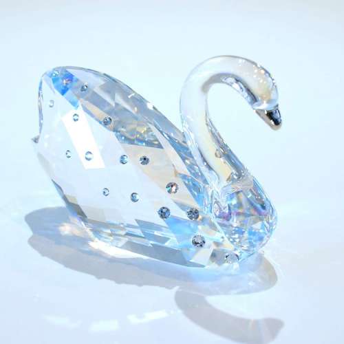 施華洛世奇水晶愛天鵝雕像 Swarovski Crystal Love Swan Figurine 1143414