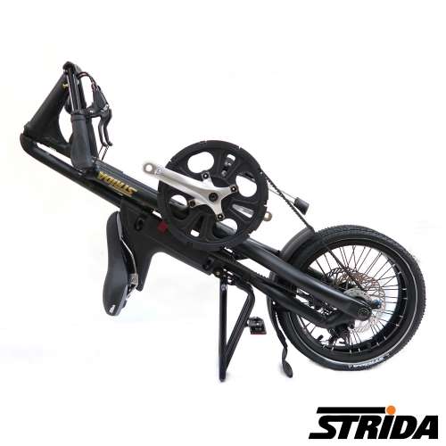 台灣直送) 英國 STRiDA 5.0版 16吋 單速 碟剎 皮帶傳動 折叠車 送前後蛙燈叮叮
