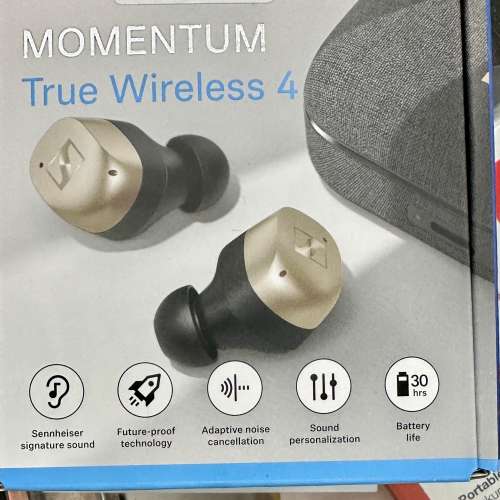 全新 SENNHEISER 森海塞爾Momentum True Wireless 4 耳機 金色 行貨 2年保