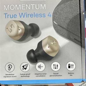 全新 SENNHEISER 森海塞爾Momentum True Wireless 4 耳機 金色 行貨 2年保