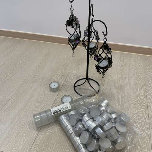 蠟燭台連IKEA 蠟燭