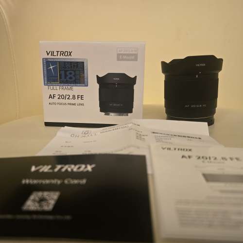 Viltrox AF 20mm F2.8 FE Sony mount 全片幅