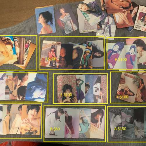 #王靖雯#90年代明星卡#Yes卡#郭富城#鄭秀文#楊采妮#周慧敏 #王菲#夜光卡#酒井法子#...