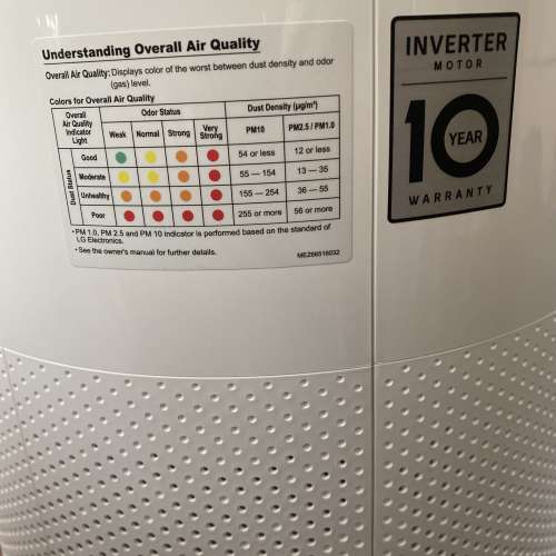 LG Air Purifier AS60GDWV0
