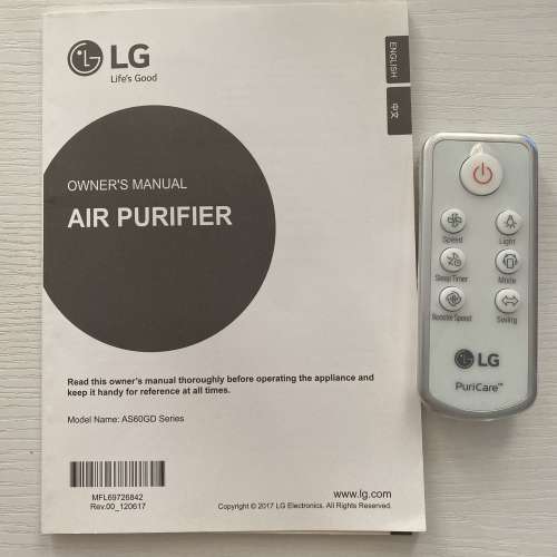 LG Air Purifier AS60GDWV0