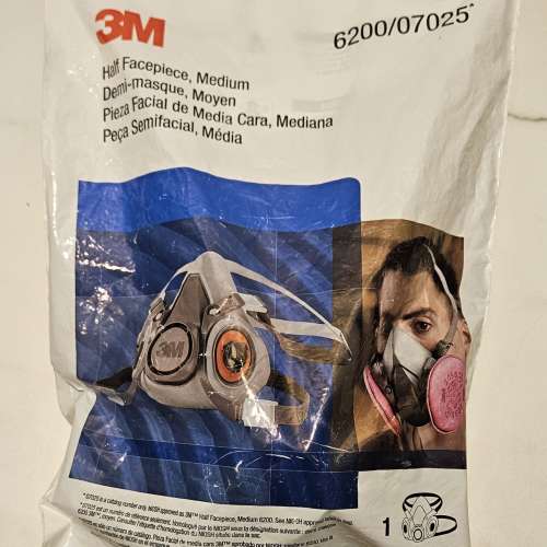 3M 6200 經濟型半面式面罩 口罩, 1621 安全眼罩