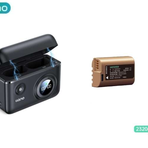 LLANO DMW-BLK22 Type Lithium-Ion Battery Pack 代用鋰電池連顯電量雙充充電機 (2...