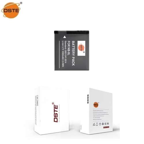 DSTE NB-8L Fully Decoded Lithium-Ion Battery FOR Canon Cameras 代用鋰電池