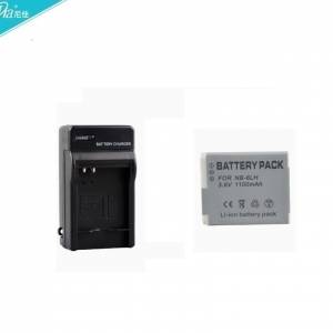 NIJIA NB-6L / NB-6LH Lithium-Ion Battery With AC Travel Charger For CANON Camera