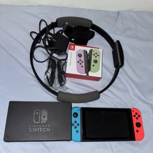 Nintendo Switch + ring fit
