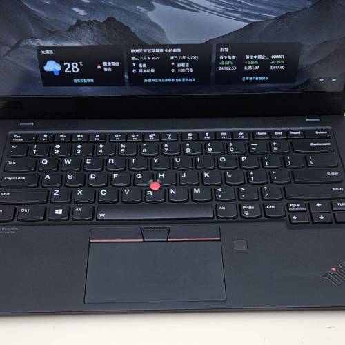 16g板載 X1 Carbon Gen7 14" ThinkPad Lenovo i5-8365U 16g ram 256g SSD