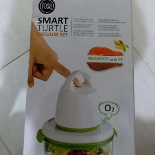 西班牙FOSA電動真空機＆真空保鮮食物儲存盒套裝 Smart Turtle Vacuum Set