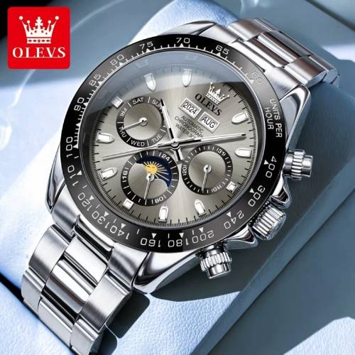 🚛包順豐櫃 OLEVS 男款機械錶手錶Watch
