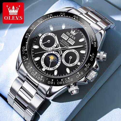 🚛包順豐櫃 OLEVS 男款機械錶手錶Watch