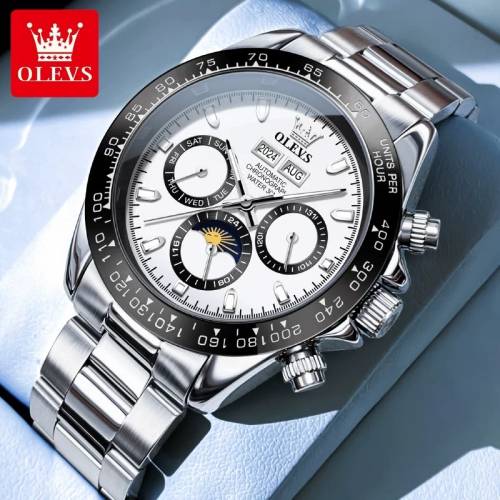🚛包順豐櫃 OLEVS 男款機械錶手錶Watch