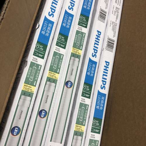 Philips T8 LED 光管一套 (長度：24" 及 48") 共95支