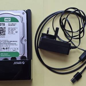 WD 3T硬碟(Harddisk)連外置盒