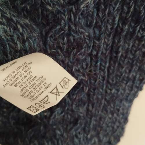 藍色頸巾(蘇格蘭製)