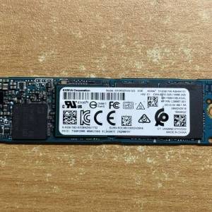 kioxia 512GB PCIE 3.0 NVMe SSD