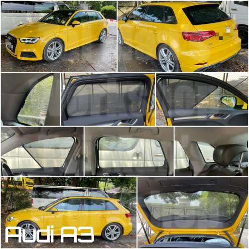 AUDI A3 RS3 全車磁石濾光窗網太陽擋